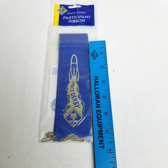 Boy Scouts Space Derby Participant Ribbon Blue NOS Sealed 10 Pack Cub Scout BSA - Picture 3 of 3